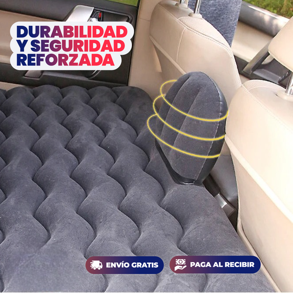 COLCHON INFLABLE PARA CARRO | DUERME EN TU CARRO COMO EN TU CASA!
